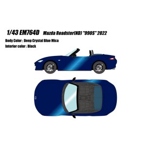 Photo: **Preorder** EIDOLON EM764D Mazda Roadster (ND) 990S 2022 Deep Crystal Blue Mica