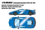 Photo: **Preorder** EIDOLON EML005C 1/18 Lamborghini Aventador LP750-4 SV 2015 Blu Nethuns (Large SV Logo)
