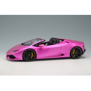 Photo: EIDOLON EML006SC2 1/18 Lamborghini Huracan LP610-4 Spider Flash Pink