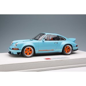 Photo: **Preorder** EIDOLON EML018L 1/18 Singer 911 DLS 2022 Gulf Blue Limited 120pcs