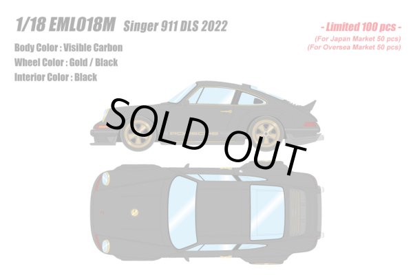 Photo1: **Preorder** EIDOLON EML018M 1/18 Singer 911 DLS 2022 Visible Carbon Limited 100pcs