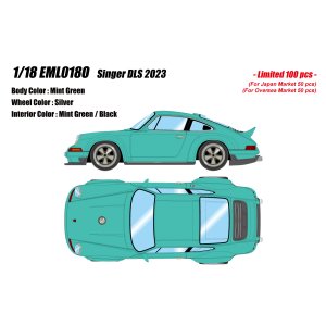 Photo: **Preorder** EIDOLON EML018O 1/18 Singer DLS 2023 Mint Green Limited 100pcs