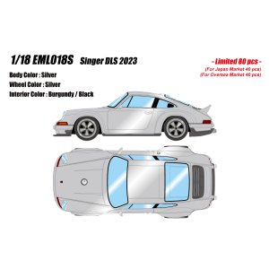 Photo: **Preorder** EIDOLON EML018S 1/18 Singer DLS 2023 Silver Limited 80pcs