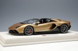 Photo: **Preorder** EIDOLON EML064D 1/18 Lamborghini Aventador LP780-4 Ultimae Roadster 2021 Oro Elios / Black Limited 50pcs