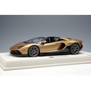 Photo: **Preorder** EIDOLON EML064D 1/18 Lamborghini Aventador LP780-4 Ultimae Roadster 2021 Oro Elios / Black Limited 50pcs