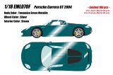 Photo: **Preorder** EIDOLON EML070F 1/18 Porsche Carrera GT 2004 Turquoise Green Metallic Limited 100pcs