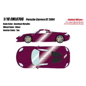 Photo: **Preorder** EIDOLON EML070G 1/18 Porsche Carrera GT 2004 Amethyst Metallic Limited 100pcs