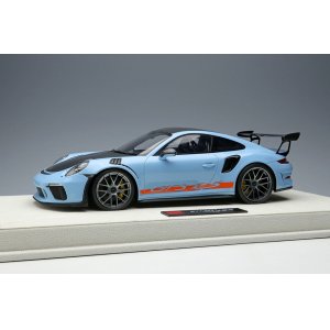 Photo: **Preorder** EIDOLON EML072C 1/18 Porsche 911 (991.2) GT3 RS Weissach Package 2018 Gulf Blue