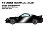 Photo: **Preorder** EIDOLON EML083E 1/18 Nissan GT-R Premium edition 2024 Meteor Flake Black Pearl