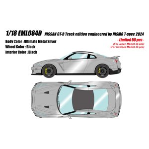 Photo: **Preorder** EIDOLON EML084D 1/18 NISSAN GT-R Track edition engineered by NISMO T-spec 2024 Ultimate Metal Silver Limited 50pcs