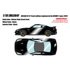 Photo: **Preorder** EIDOLON EML084F 1/18 NISSAN GT-R Track edition engineered by NISMO T-spec 2024 Meteor Flake Brack Pearl Limited 50pcs