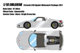 Photo: **Preorder** EIDOLON EML089B 1/18 Porsche 918 Spyder Weissach Package 2011 GT Silver