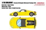 Photo: **Preorder** EIDOLON EML089C 1/18 Porsche 918 Spyder Weissach Package 2011 Signal Yellow Limited 80pcs