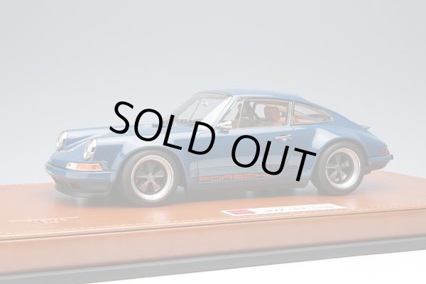 Photo1: **Preorder** EIDOLON EML090G 1/18 Singer 911(964) Coupe Resistance Blue Limited 80pcs