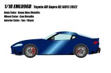 Photo: **Preorder** EIDOLON EML096D 1/18 Toyota GR Supra RZ (A91) 2022 Dawn Blue Metallic