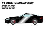 Photo: **Preorder** EIDOLON EML096E 1/18 Toyota GR Supra RZ (A91) 2022 Black Metallic