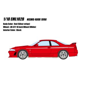 Photo: **Preorder** EIDOLON EML102B 1/18 NISMO 400R 1996 Red