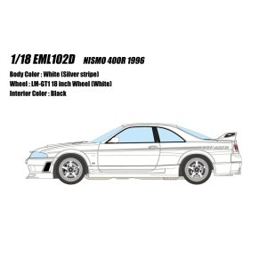 Photo: **Preorder** EIDOLON EML102D 1/18 NISMO 400R 1996 White