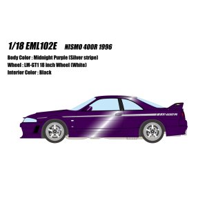 Photo: **Preorder** EIDOLON EML102E 1/18 NISMO 400R 1996 Midnight Purple