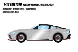 Photo: **Preorder** EIDOLON EML109D 1/18 Nissan Fairlady Z NISMO 2024 Brilliant Silver