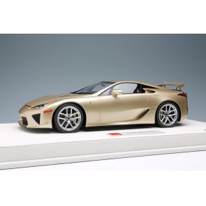 Photo: EIDOLON EML111D 1/18 Lexus LFA 2010 Rear Wing up Crystal Gold Limited 30pcs