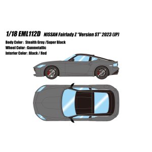 Photo: **Preorder** EIDOLON EML112D 1/18 Nissan Fairlady Z Version ST 2003 Stealth Gray