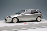 Photo: **Preorder** EIDOLON EML115B 1/18 Honda Civic TYPE R (EK9) 1997 Vogue Silver Metallic