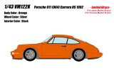 Photo: **Preorder** VISION VM122K Porsche 911(964) Carrera RS 1992 Orange Limited 60pcs
