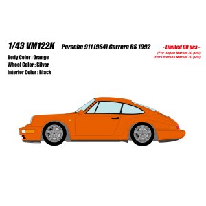 Photo: **Preorder** VISION VM122K Porsche 911(964) Carrera RS 1992 Orange Limited 60pcs
