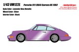 Photo: **Preorder** VISION VM122L Porsche 911(964) Carrera RS 1992 Lavender Blue Metallic Limited 60pcs