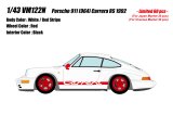 Photo: **Preorder** VISION VM122N Porsche 911(964) Carrera RS 1992 White / Res Stripe Limited 60pcs