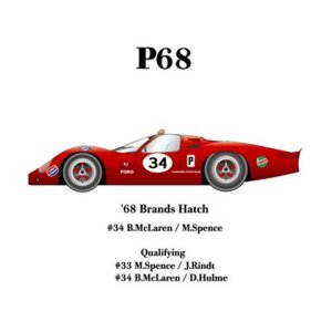 Photo: HIRO K219 1/24 Ford P68 Brands Hatch 68  #33/34