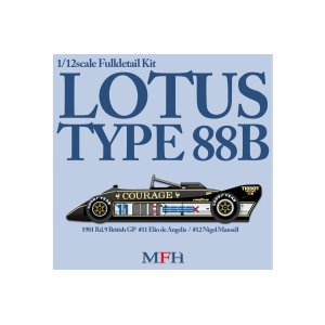 Photo: **Preorder** HIRO K822 1/12 Lotus Type 88B 1981 British GP