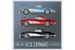 Photo1: **Preorder** HIRO K829 1/12 Corvette C1 1960