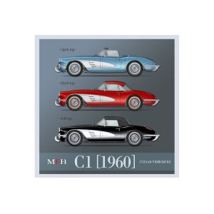 Photo: **Preorder** HIRO K829 1/12 Corvette C1 1960