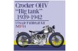 Photo1: **Preorder** HIRO K836 1/9 Crocker OHV Big Tank 1939-42