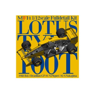 Photo: **Preorder** HIRO K838 1/12 Lotus 100T 1988 Rd.1 Brazilian GP