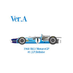 Photo: **Preorder** HIRO K843 1/12 Matra MS11 Ver.A 1968 Rd.3 Monaco GP #1 J.P.Beltoise