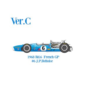 Photo: **Preorder** HIRO K845 1/12 Matra MS11 Ver.C 1968 Rd.6 French GP #6 J.P.Beltoise