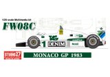 Photo: STUDIO27　FD20005 1/20 Williams FW08C Monaco GP 1983