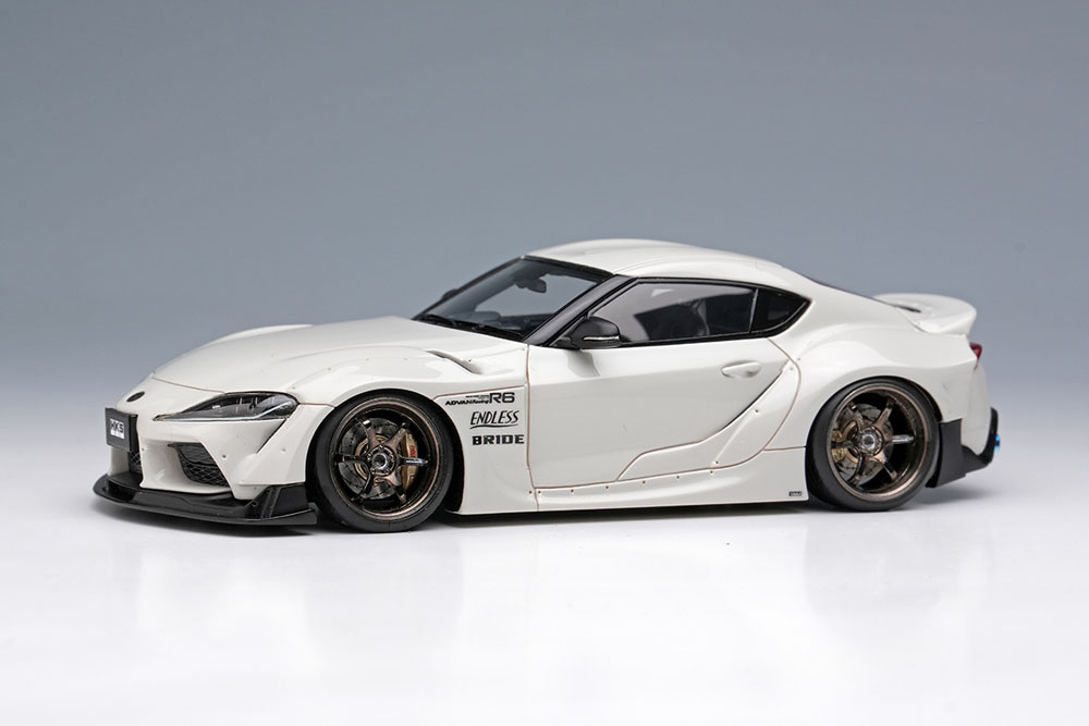 Photo1: EIDOLON EM723 HKS GR Supra Wide Body 2019 Pearl White Limited 150pcs