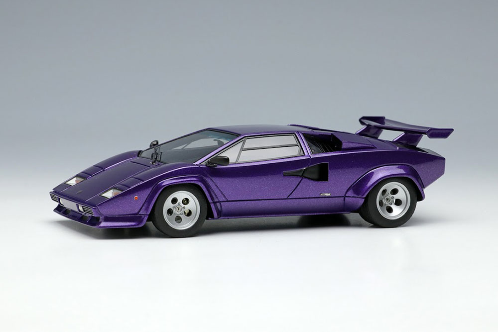 Photo1: EIDOLON EM446F Lamborghini Countach LP5000S with Wing 1982 Metallic Purple