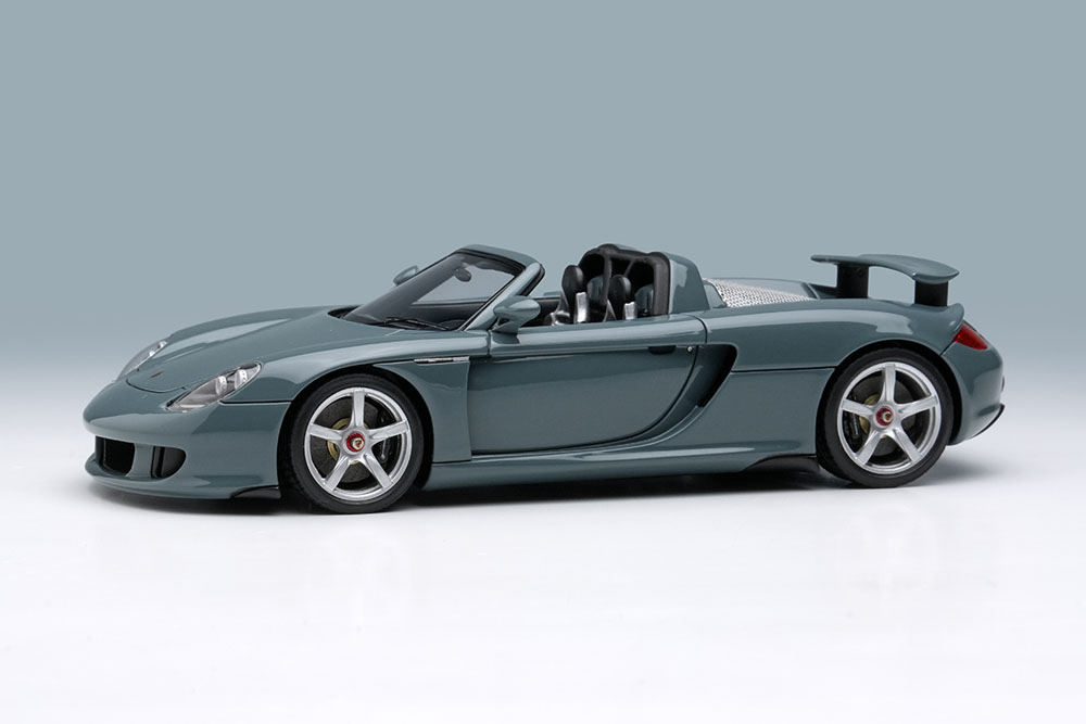 Photo1: **Preorder** EIDOLON EM567C Porsche Carrera GT 2004 (Rear Wing Up) Slate Gray Limited 100pcs