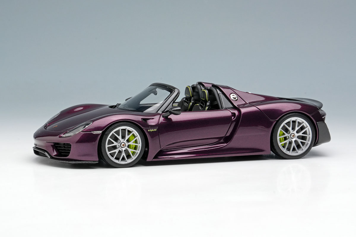 Photo1: EIDOLON EM569C Porsche 918 Spyder Weissach Package 2011 Amethyst Metallic Limited 100pcs