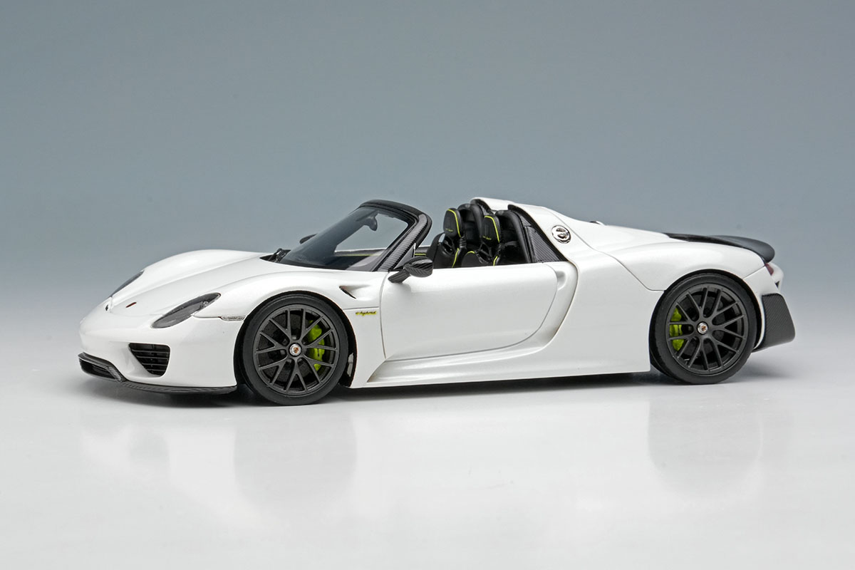 Photo1: EIDOLON EM569E Porsche 918 Spyder Weissach Package 2011 Pearl White Limited 80pcs