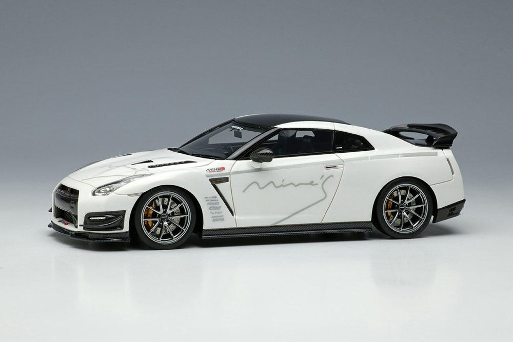 Photo1: **Preorder** EIDOLON EM643 Mine's GT-R (R35) 2021 Pearl White