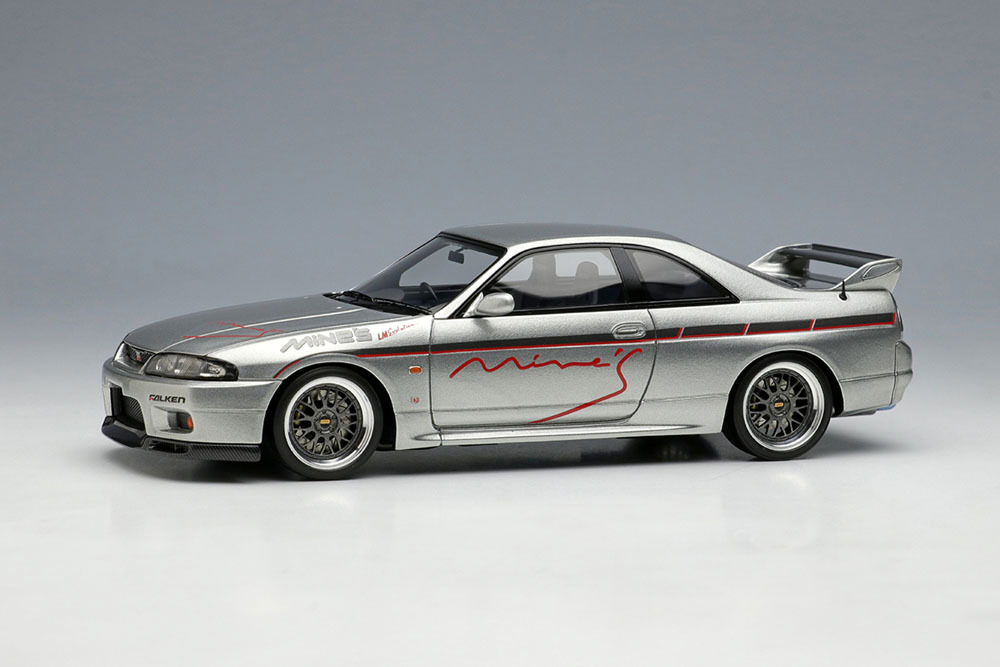 Photo1: **Preorder** EIDOLON EM645A Mine's Skyline GT-R (BCNR33) Sonic Silver