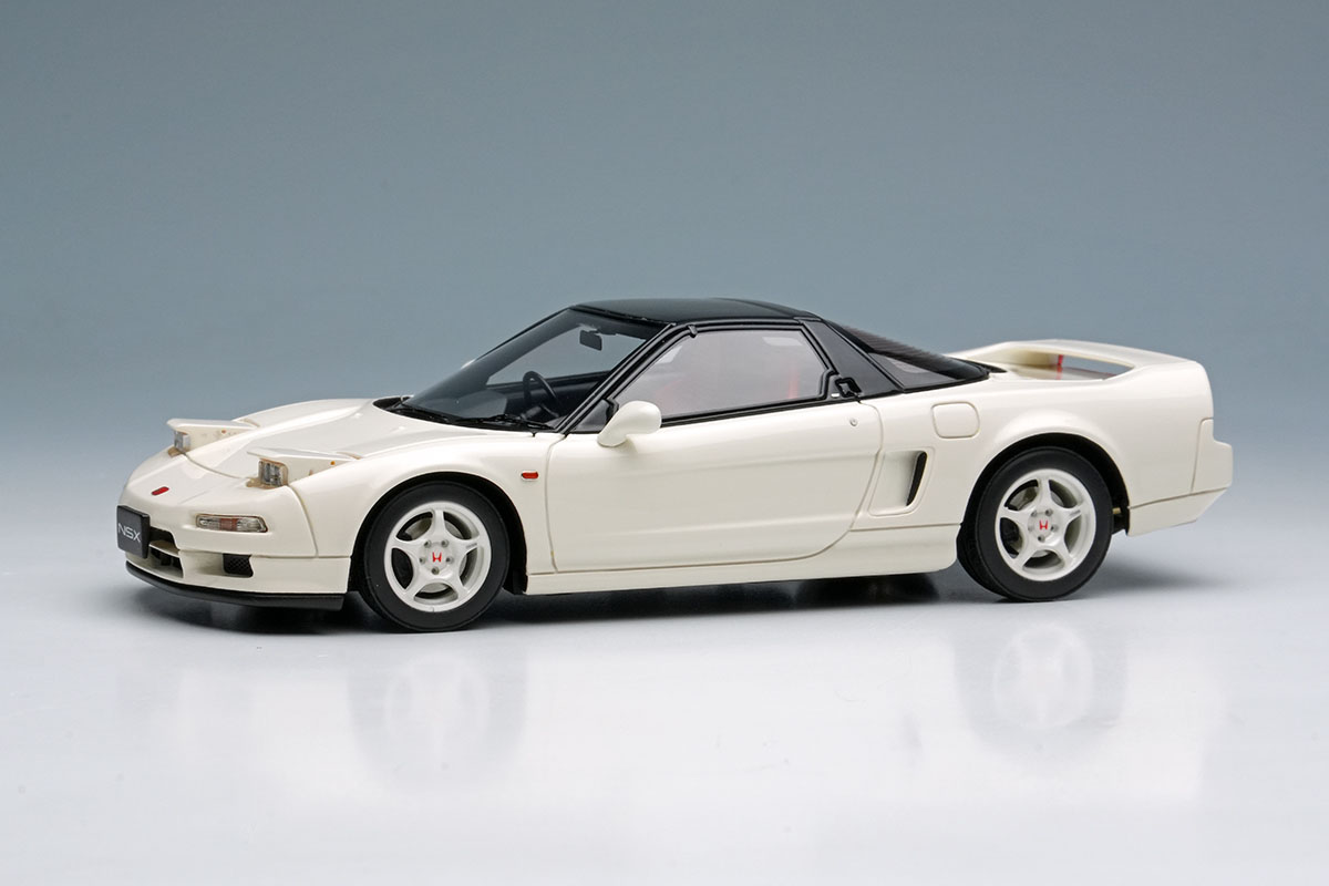 Photo1: EIDOLON EM666A Honda NSX-R (NA1) 1992 (Head Lamp Open) Championship White Limited 120pcs