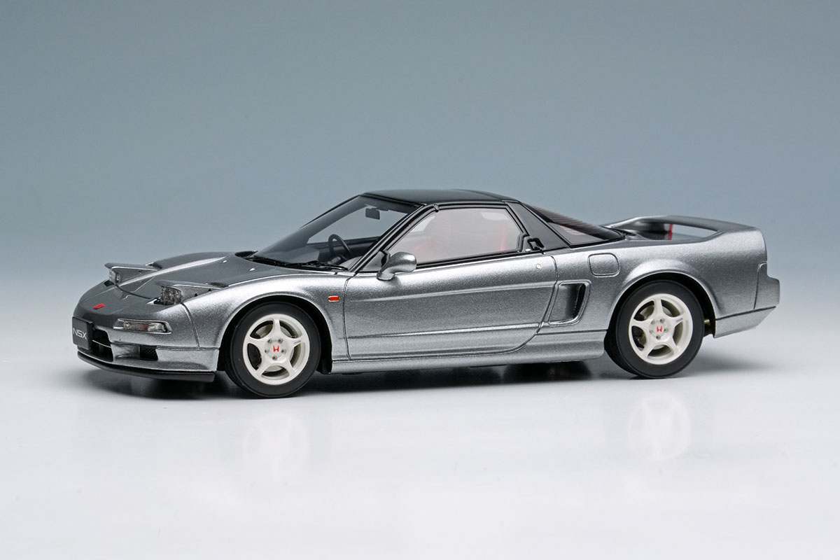 Photo1: **Preorder** EIDOLON EM666D Honda NSX-R (NA1) 1992 (Head Lamp Open) Silver Metallic Limited 50pcs