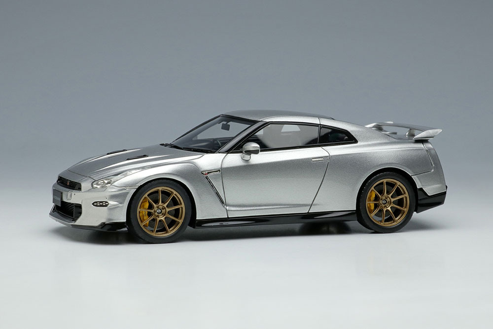 Photo1: **Preorder** EIDOLON EM684C Nissan GT-R Premium edition T-spec 2024 Ultimate Metal Silver